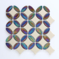Marble Wall Mosaic Tiles /Mix Glass Mosaic Tile EL9537